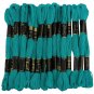 Anchor Stranded Cotton Thread Floss Hand Embroidery Threads Green Shade-25 Pcs