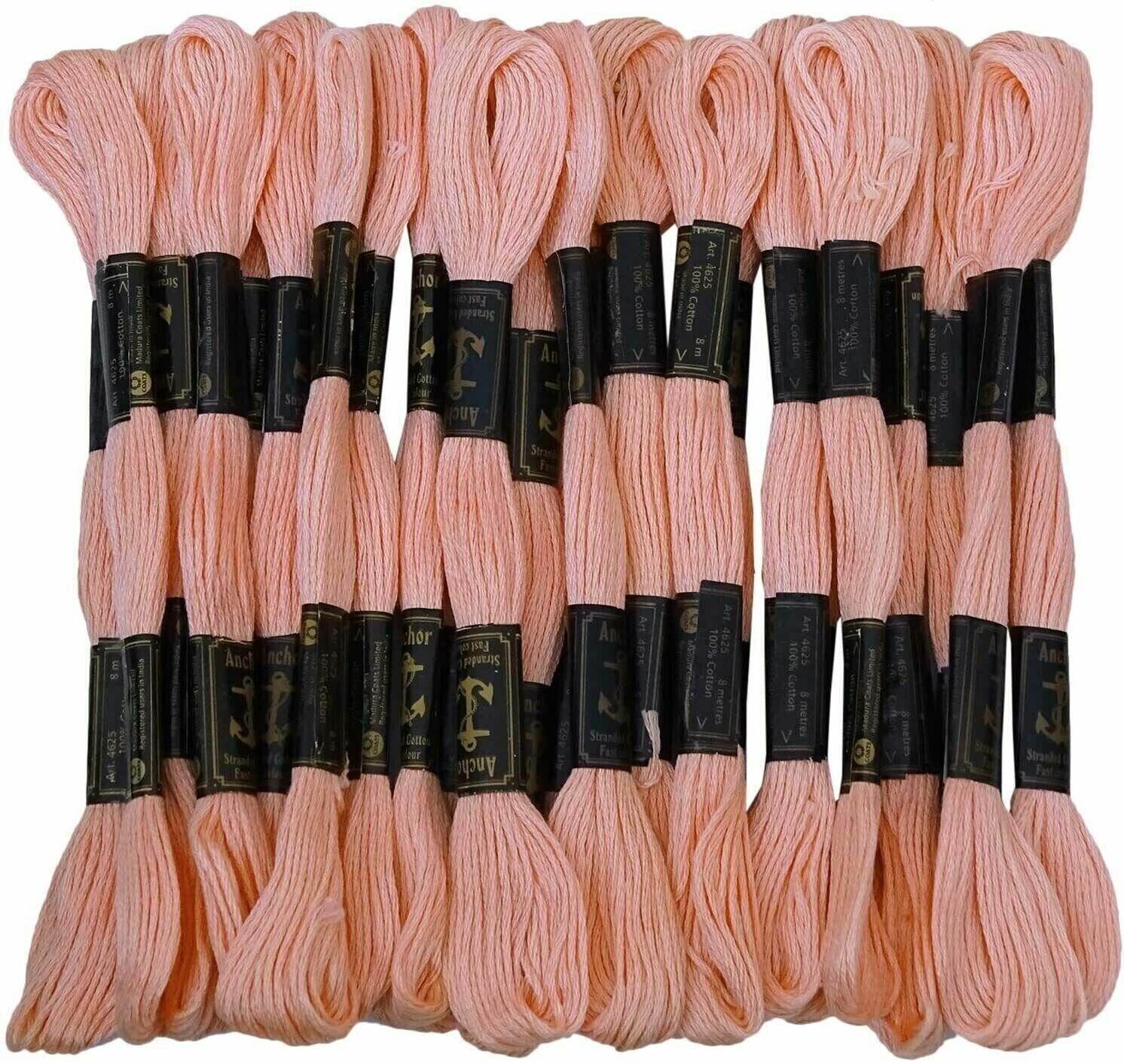 Anchor Stranded Cotton Thread Floss Hand Embroidery Threads Cross Stitch Peach