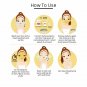Fem Cream Creme Bleach Face Skin Whitening - 24k Gold Dust 24g -Free Shipping