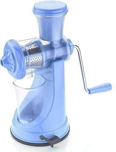 Stainless Steel Fruit Juice Maker Machine With Waste Collector (Blue Colour)