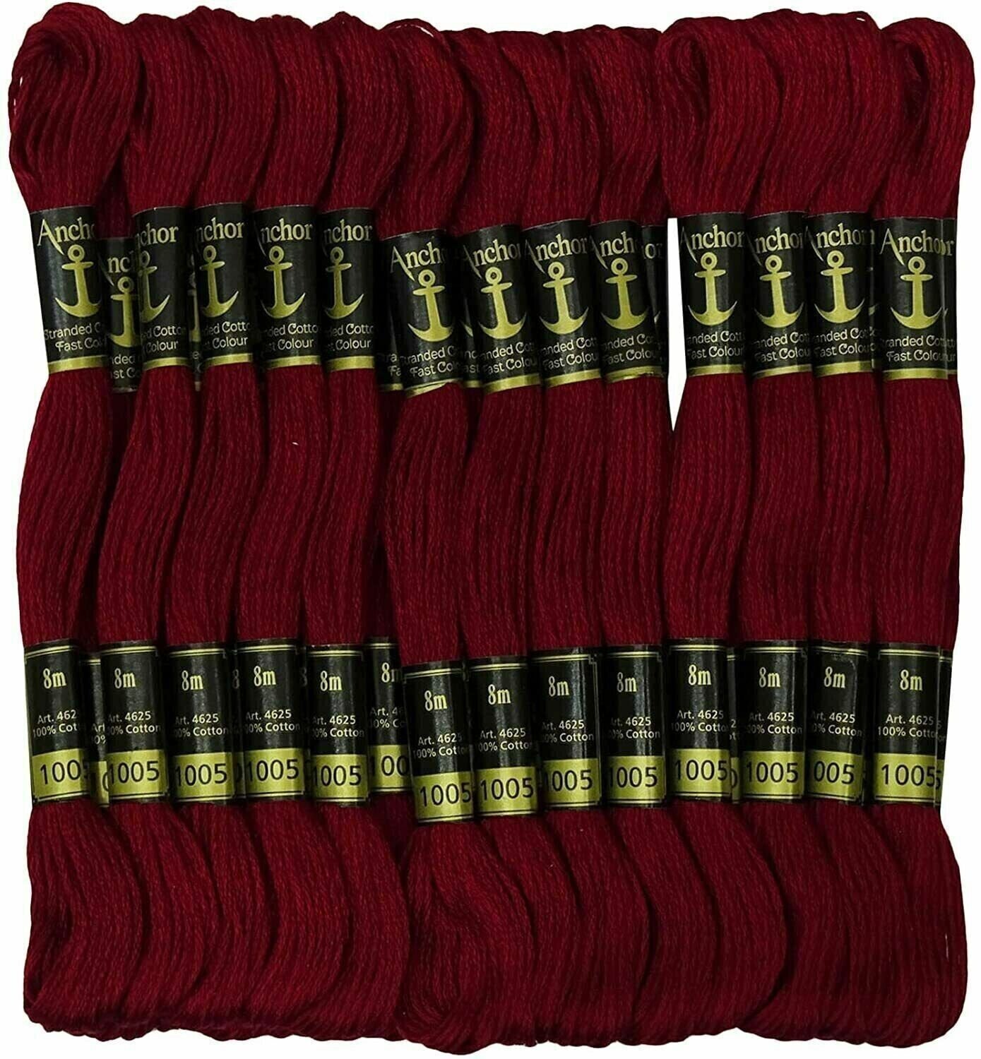 Anchor Stranded Cotton Thread Floss Hand Embroidery Threads Marron Shade-25 Pcs