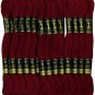 Anchor Stranded Cotton Thread Floss Hand Embroidery Threads Marron Shade-25 Pcs
