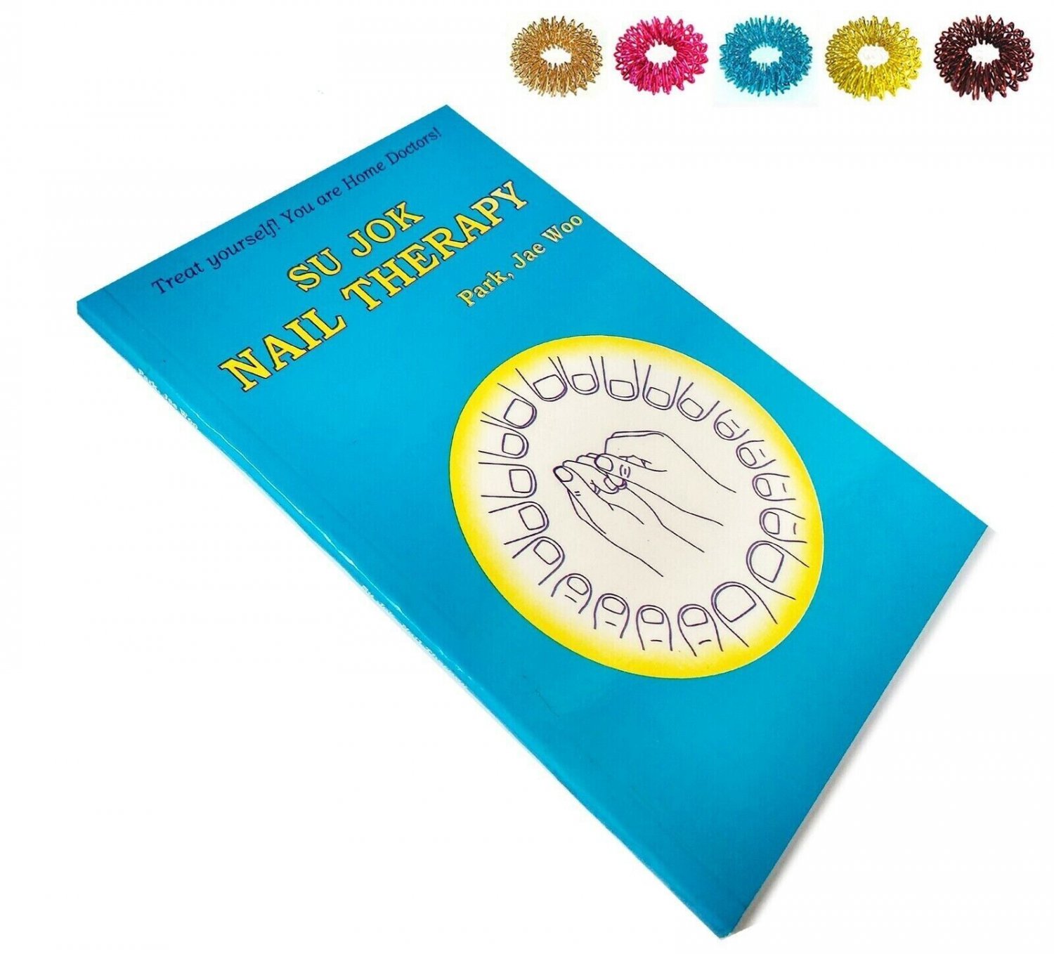 Su jok Nail Therapy Book by Prof. Park Jae Woo + 5 Sujok Rings Free