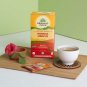 Organic India Tea for Immunity,Flavour Moringa Hibiscus Tea -25 Tea Bags