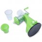 Stainless Steel Fruit Juice Maker Machine With Waste Collector (Green Colour)