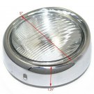 VESPA FRONT HEADLIGHT HEADLAMP 130MM DIA VNB VBA VBB GS GL WITH BULB HOLDER