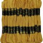 Anchor Stranded Cotton Thread Floss Hand Embroidery Threads Yellow Shade-25 Pcs