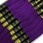 Anchor Stranded Cotton Thread Floss Hand Embroidery Threads Cross Stitch Purple