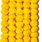 Yellow Artificial Marigold Flowers for Home Decoration Pack of 10 Strings