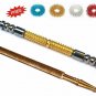Sujok Acupressure Metal Probe Diagnostic Slim & 2in1 Center Roller Jimmy + Rings