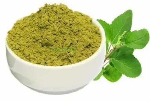TULSI PATTA POWDER - BASIL LEAF POWDER - OCIMUM SANCTUM-AYURVEDIC-HERBAL-ORGANIC