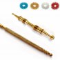 Sujok Acupressure Metal Probe Slim & Compact Jimmys (2 Types) + Free 5 Rings