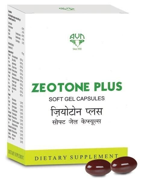AVN Zeotone Plus Sg Capsules 60 Nos. Ayurvedic Medicine Fast Shipping