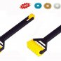 Acupressure Plastic Mini Double Roller Massager (Set of 2) + Free 5 Sujok Rings