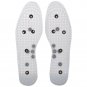 Acupressure Magnetic Foot Reflexology Massage Shoe Insoles + Free 5 Sujok Rings