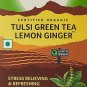 Organic India Tea for Immunity, Flavour Lemon Ginger Green Tea -25 Tea Bags