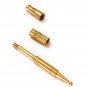 2pcs Sujok Acupressure Brass Metal Diagnostic Centre Roller Jimmys +Free 5 Rings