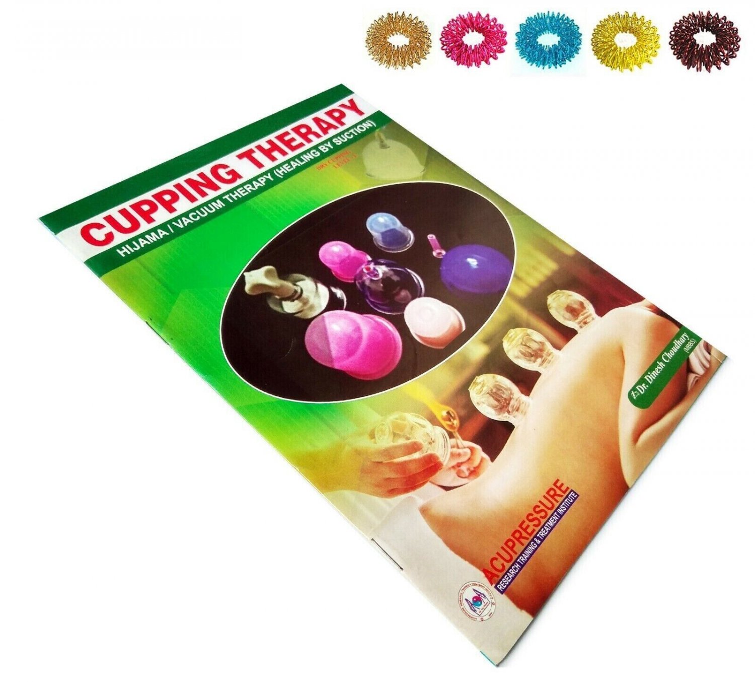 Cupping Therapy Hijama / Vacuum Therapy Book (Healing by Suction) + 5 Rings Free