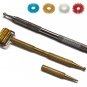 Sujok Acupressure Probe Metal Multipurpose (5 in 1) & Mini Roller Jimmys + Rings