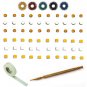Sujok Byol Magnets 30 Pcs Each (2 Types), Slim Jimmy, Micropore Tape, Acu Rings