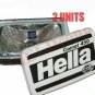 2 Universal Hella Comet 450 Spot Driving Light With Cover & H3 Bulb 55W 12V
