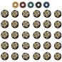 Sujok 6 Star Cluster Magnets - Round (Set of 20) + 5pcs Sujok Acupressure Rings