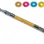 2 Pieces Sujok Acupressure Probe Metal (2in1) Center roller Jimmy + 5 SuJok Ring
