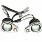 White LED Pilot Lamp Light Fit for Royal Enfield New Classic Reborn 350cc Pair