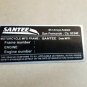 Santee Data Plate 651 Frame Rolling Fits Harley, Honda, Kawasaki