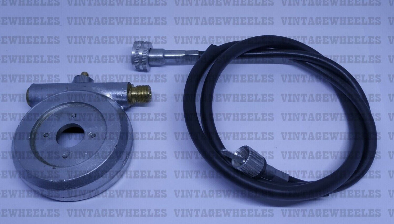 FIT FOR BSA NORTON TRIUMPH SMITH SPEEDO CABLE 64" INCHES AND METAL DRIVE BOX