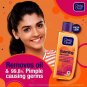 Clean & Clear Foaming Face Wash used for oily and pimple prone skin of 2 x 50ml