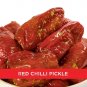 Home Made Red Stuffed Chilli Pickle 500 gm lal mirch achar,(Free shipping world)