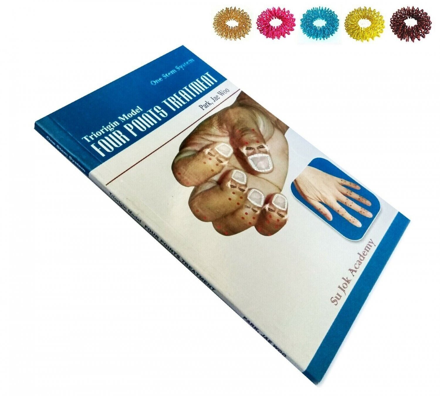 Triorigin Model Four Points Treatment book by Park Jae Woo+ 5 Sujok Rings