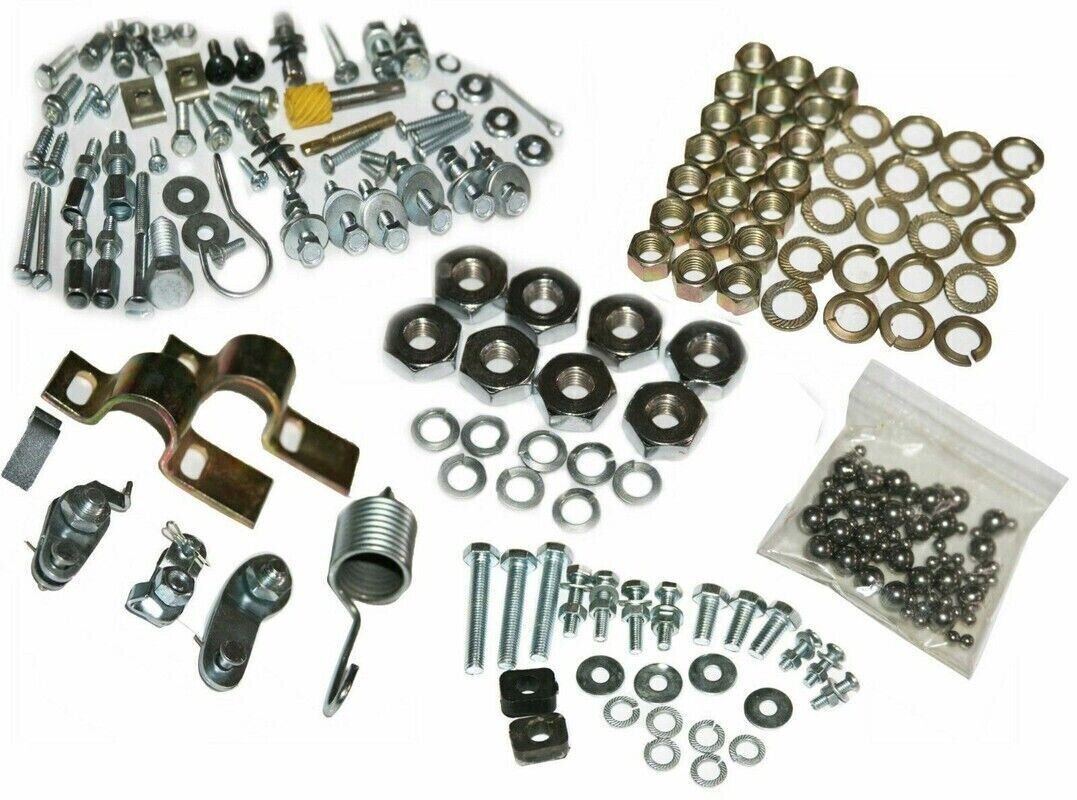 Complete Chassis Nut Bolt Repair Kit For Vespa Bajaj Chetak VBB VBA