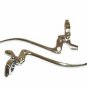 BSA Custom Bobber Chopper Chromed Brake/Clutch Lever Assembly Handlebar For 7/8"