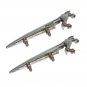Bonnet Hood Hinges Set Chrome Plated Pair Morris Oxford Ambassador