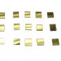 100 Pieces, 7mm Square Silver Craft Glass Mirror Hand Cut Small Tile Decor
