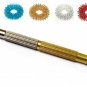 2 Pcs Sujok Acupressure Metal (2in1) Spring Dismandable Jimmy +Free 5 Rings