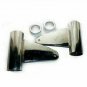 Chrome Plated Headlamp Fork Holding Brackets Fit For Royal Enfield BSA