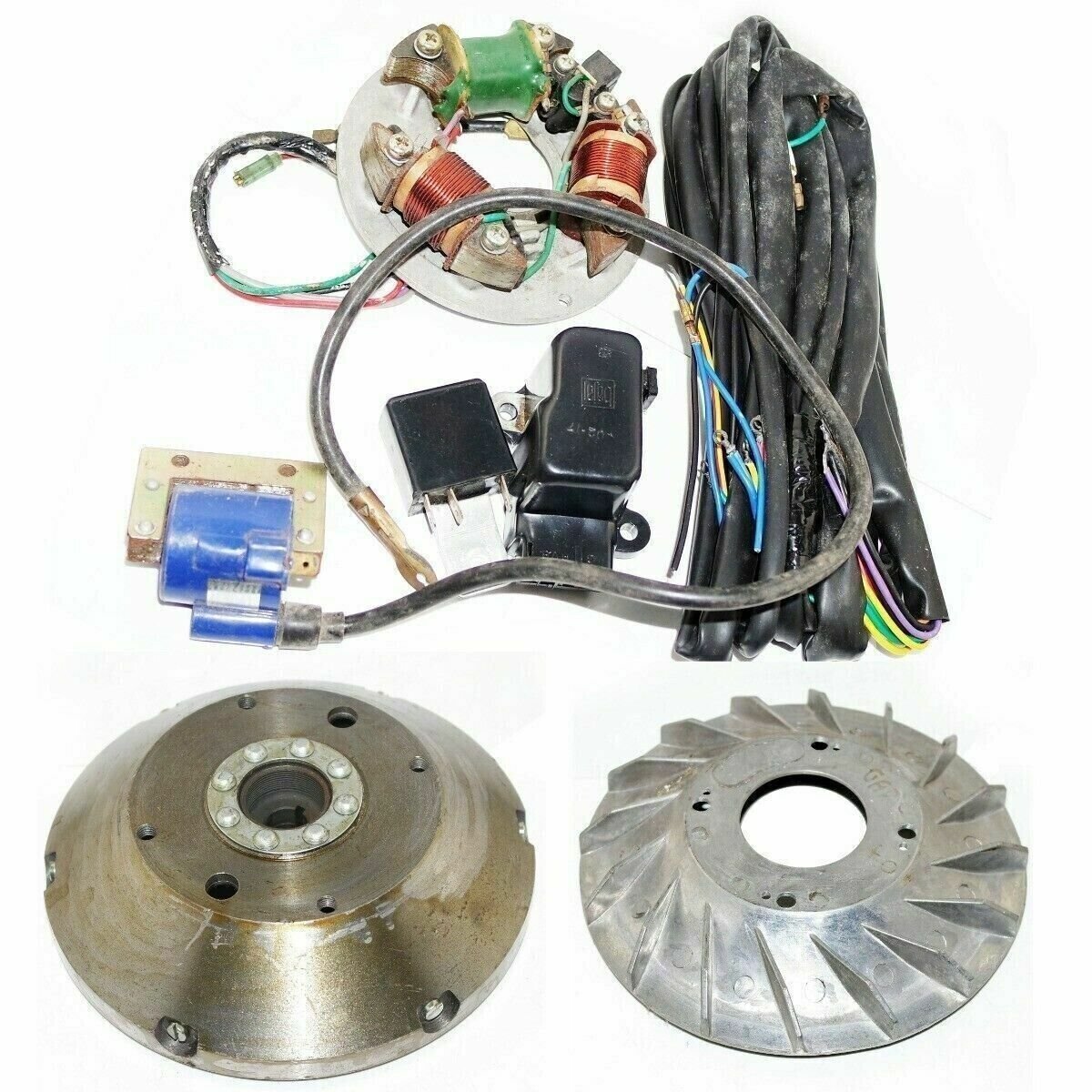 Vespa Stator With Flywheel Conversion Kit 6V to 12V VBB VBA VNA Super Sprint