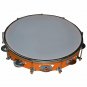 Tambourine With Head Aluminium Hand Percussion Musical Instrument 12 INCH US