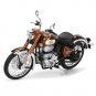 ROYAL ENFIELD CLASSIC 350 CHROME MINIATURE 1: 12 SCALE MODEL CHROME BRONZE