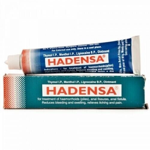 2x Hadensa Ointment 40gm For Hemorrhoids Dry Skin Skin Itching Skin Irritation