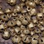 LOT OF 100 GHUNGROO BRASS BELLS INDIAN ANTIQUE TRIBAL BANJARA ETHNIC KUCHI BEADS