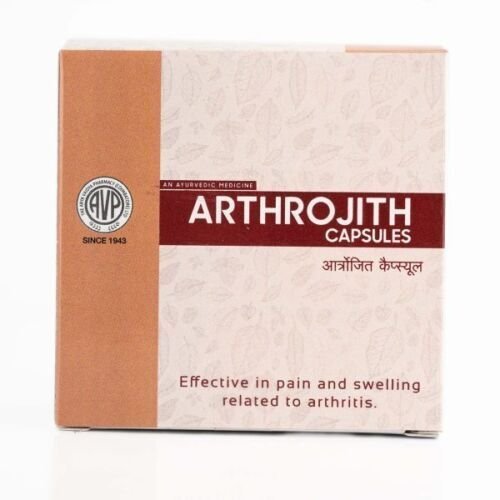 Arya Vaidya Pharmacy (AVP ) ARTHROJITH CAPSULES 100 Nos. Free Shipping