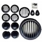 Headlight Grill Set Black Alloy Metal for Royal Enfield Classic Reborn 350