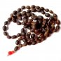 Lotus Seed Mala Kamal Gatta Mala Beads Prayer Hindu Meditation Brown Color