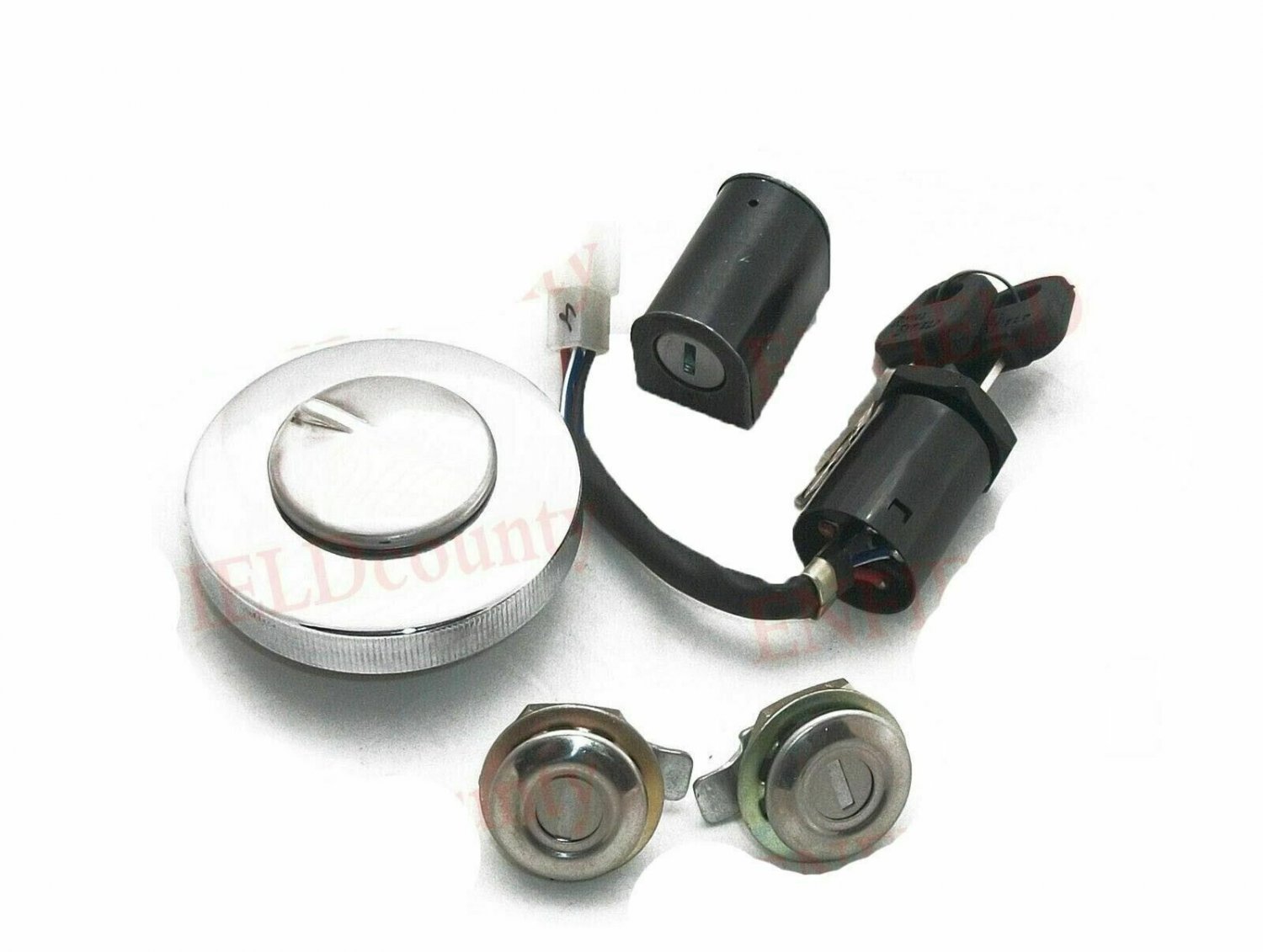 Fits Royal Enfield Electra Common Key Locking Set With 2 Spare Keys