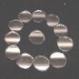 100 Pcs. 11mm Round Circle Silver Craft Glass Mirror Mosaic Tile Decor Art M-04