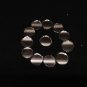 100 Pcs. 11mm Round Circle Silver Craft Glass Mirror Mosaic Tile Decor Art M-04